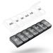 Tablet box 7 days OPRET Pill dose 7 days tablet box tablets weekly box pills box 7 days tablets to store ormanizer for medication black+white
