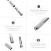 WOONEKY Makeup Gadgets 10pcs Natural Pens Holder Long Tool Manual Microblading Pen Makeup Tools Pencil for Tattooing - Buy Online on GoSupps.com