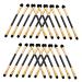 MUSISALY 20pcs Eyeshadow Makeup Brush Eye Brush Make up Brush Brushes