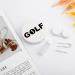 Play Golf Round Case For Contact Lens Kit Storage Box with Mirror Printed - Buy Online on GoSupps.com