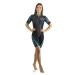 Cressi Shorty Women's Wetsuit for Scuba Diving, Snorkeling, Windsurfing -3 mm Neoprene - Playa Flex XX-Large Black/Aquamarine