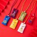 CTDWNT Ancient Style Embroidery Prayer Omamori Pray Fortune Health Wealth Talisman Keyrings Bag Jewelry Pendant Guard - Buy Online on GoSupps.com