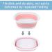 Foot Bath Sink Foot Bath Spa Bowl Portable Foot Bath Tub Soft Foot Soak Bucket Perfect for Soaking Feet in Above Ground Pools for Kids and - Buy Online on GoSupps.com
