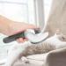 Moseem Pet Grooming Brush with Cleaning Button for Cats & Dogs - Removes Loose Undercoat and Tangled Hair - Grey - Buy Online on GoSupps.com