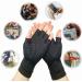 Copper Compression Arthritis Gloves Best Copper Infused Glove for Women and Men Fingerless Compression Gloves Small Large - Buy Online on GoSupps.com