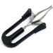 DDP Automatic Tweezer Slant Tip with Plastic Handle - Black - Buy Online on GoSupps.com