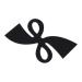 VOCOSTE Hair Pads Ribbon Shape Hair Pad Bangs Patch for Women Black