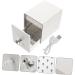 FRCOLOR Nail Polish Storage Nail Tool Nail Bits Nail Art Tools Manicure Tools Para U as Nail Stuff Organizer Manicure Drill Holder Nail Art Supply Bracket Acrylic White Usb 12x8.5cm White - Buy Online on GoSupps.com