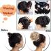 Thick Hair Donut Scrunchie Hair Bun Updo Hairpiece Scrunchy Wavy Curly Messy Hair Ribbon Hair Chignons Ponytail Extension Dark Blonde to Bleach Blonde Thick Dark Blonde to Bleach Blonde - Buy Online on GoSupps.com