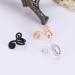 Buy CZQIKEDA Acupressure Slimming Earrings - Weight Loss Earplugs for Men & Women | Lymph-Detox Non-Penetrating Silver Ear Clips - Buy Online on GoSupps.com