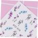 BIUDECO 1 Sheet Manicure Stickers Decal Stickers Flower Sticker Decorate Nail - Buy Online on GoSupps.com