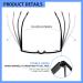 5 Pack Anti Glare UV Ray Filter Reading Glasses for Women Men | Blue Light Blocking Computer Readers | Mix C1 2.25x - Buy Online on GoSupps.com
