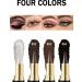 Ayky Long Wear Gel Eyeliner Rationalu Gel Eyeliner White Eyeliner For Waterline Black Liquid Eyeliner Natural Black Eyeliner Cream Waterproof (#2) - Buy Online on GoSupps.com