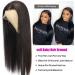 Bele 13x4 Transparent Lace Front Wig 24 inch 180% Density - Brazilian Virgin Human Hair Straight HD Lace Front Wig for Black Women - Buy Online on GoSupps.com