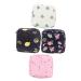 Hapinary 4 pieces women bandage bags coin collection bag coin mint storage bag portable lipstick bag ladies tie bags small period pocket women bands holder
