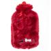 Bigging design Cats Heat bottle with washable and soft plush cover bed bottle for children and adults 2l hot water bottle knitted more knitted for back and abdominal pain Hot Water Bottle red