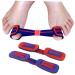 TOSSPER 1pc Elastic Big Toe-valgus Belt Thumb Straightening Training Band Nylon Toe Exercise Corrective Band Red