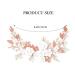 Vakkery Flower Bridal Hair Vine - Rose Gold Pearl Hair Accessories & Headband for Women & Girls - Buy Online on GoSupps.com