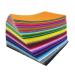flic-flac 48PCS 8 x 12 inches (20 x 30cm) Assorted Color Felt Fabric Sheets Patchwork Sewing DIY Craft 1mm Thick   (20cm * 30cm  48pcs)