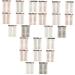 Didiseaon 24 Pcs Imitation Eco Eyebrow Sticker Hair Eyebrows Imitation Eyebrow Cosmetic 3d Transfer Stickers