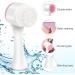 USB Manual Facial Cleansing Brush 2-in-1 Skin Care face Brush Silicone Facial Scrubber Manual Dual Face Wash Brush for Deep Pore Exfoliation Massaging (Blue/Pink)-Pink Blue pink - Buy Online on GoSupps.com