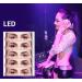 LED Light False Eyelashes 1 Pairs LED Lashes Waterproof LED Light Lashes Shiny Eyeliner Pencil Unique Adhesive Tape for Eyelids (Blue) - Buy Online on GoSupps.com