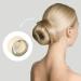 RSYHVG 2 Pcs Magic Hair Bun Maker Fast & Easy Donut Bun Maker French Twist Hair Fold Wrap Snap Band for Girls Women (Beige) - Buy Online on GoSupps.com