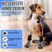 Eyein 3 Pairs Double-Sided Anti-Slip Dog Socks - Soft Pfot Protection with Adjustable Velcro for Hardwood Floors - Black S Size - Buy Online on GoSupps.com