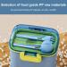 EACHPT Formula Powder Dispenser Pot 480ml - Portable Sealed Milk Storage for Travel - Blue - Buy Online on GoSupps.com