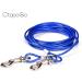 CTOPOGO Heavy Duty Dog Tie Out Cables - 10FT 16FT 33FT for Dogs Up to 125 lbs | Durable Tie-Out Linen & Chain for Small/Medium Pets - 3M Blue - Buy Online on GoSupps.com
