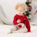 Christmas Reindeer Baby Romper | Winter Knit Long Sleeve Outfit - Newborn 3-6 Months - Buy Online on GoSupps.com