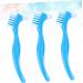 Frcolor Double-Sided Prosthesis Cleaning Brush Set | 6-Piece Nursing Comb & Toothbrush for Dentures - International Shipping Available - Buy Online on GoSupps.com