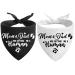 Mom&Dad are Getting me a Human, Gender Reveal Photo Prop Pet Scarf Decorations Accessories Dog Bandana, Pet Accessories for Dog Lovers, Pack of 2