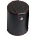 Black PU Leather Dice Cup Set with Storage Compartment + (5) 16mm Transparent Dice | Gift Boxed | Smoke/Red - Buy Online on GoSupps.com