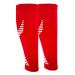 Gemx Calf Compression Sleeve Men & Women (1 Pair) Footless Calf Sleeves for Shin Splints Support Breathable Neoprene Fabric Shin Sleeves for Calf Support Ideal For Running Cycling & Hiking L (Calf Line) Red
