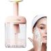 Face Wash Foam Maker Type Rotating Facial Cleanser Foaming Bottle Automatic Rebound | Portable Deep Cleansing Facial Cleansing Tools for Travel Household Rich Lather Pink - Buy Online on GoSupps.com