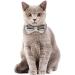 Faleela Breakaway Cat Collar with Bells - 2 Pack | Beige Bow + Bandana | Adjustable for Cats & Small Dogs - Buy Online on GoSupps.com
