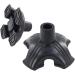 ytrew Four-Legged Support Rubber Walking Stick Ferrule Self Standing Anti Slip Replacement Tip Heavy Duty Cane Crutch Pad - 19 mm / 22 mm - Buy Online on GoSupps.com