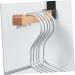 KOMBIUDA Door Hook Multi-Function Clothes Hook Over Door Towel Hook Towel Hangers Wall Coat Hanger Black Iron 17.5X16CM Black - Buy Online on GoSupps.com