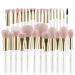 Makeup Brushes Professional Foundation Eyeshadow Powder Brushes Pink Synthetic Make Up Brush Set