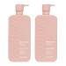 MONDAY HAIRCARE Moisture Shampoo + Conditioner Set (2 Pack) 30oz Each Dry Coarse Stressed Coily & Curly Hair Made from Coconut Oil Rice Protein Shea Butter & Vitamin E 100% Recyclable Bottles