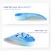 PCSsole 3/4 Kids Orthotic Shoe Insoles - High Arch Support for Toddler Size 4-6 - Foot Pronation, Flat Feet, Plantar Fasciitis Relief - Buy Online on GoSupps.com