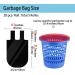 Strong Trash Bags 5 Rolls/100 Counts Garbage Bags for Office Kitchen Bathroom Waste Bin Colorful Portable Small Rubbish Bags Wastebasket Bags - Buy Online on GoSupps.com