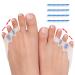 Tech Love toe spreader 4Stk & 20stk adjusting rod Small toe Hallux valgus correction hallux valgus adjustable gel hallux rail to spread and stretch silicone toe separator men small toe unit size