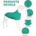 Kickred Cotton Dog Hoodie Sweater - 2XL Turquoise & Dark Blue - Pet Clothes for Small to Large Dogs - Buy Online on GoSupps.com