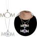 OralGos Sublimation Necklace - Unique Mom Pattern Heat Transfer Clavicle Chain Jewelry for Mother's Day - Perfect Gift! - Buy Online on GoSupps.com