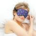 Blue Paisley Sleep Mask for Women | Adjustable Eye Shades & Comfortable Elastic Strap - Buy Online on GoSupps.com
