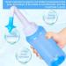 NOOOO Neti Pot Sinus Rinse Kit Nose Wash Cleaner Sinus Rinse Bottle Pressure Rinse Nasal Irrigation for Adults and Children BPA Free 300ml Light Blue - Buy Online on GoSupps.com