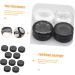 FRCOLOR 10 Sets Boxes Eye Shadow Box Travel Containers for Creams Eye Shade Face Cream Container Portable Eyeshadow Container Empty Eyeshadow Organizer Mini Lotion 3.8X3.8X1.9CM Black 1 - Buy Online on GoSupps.com