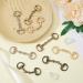 SUPERFINDINGS 8Pcs 4 Colors Alloy D Ring Snaffle Bit Buckles Horse Bit Buckle Double Bit Buckle for DIY Snaffle Bit Horse Jewelry Loafer Shoes Decoration 72x21x6mm - Buy Online on GoSupps.com